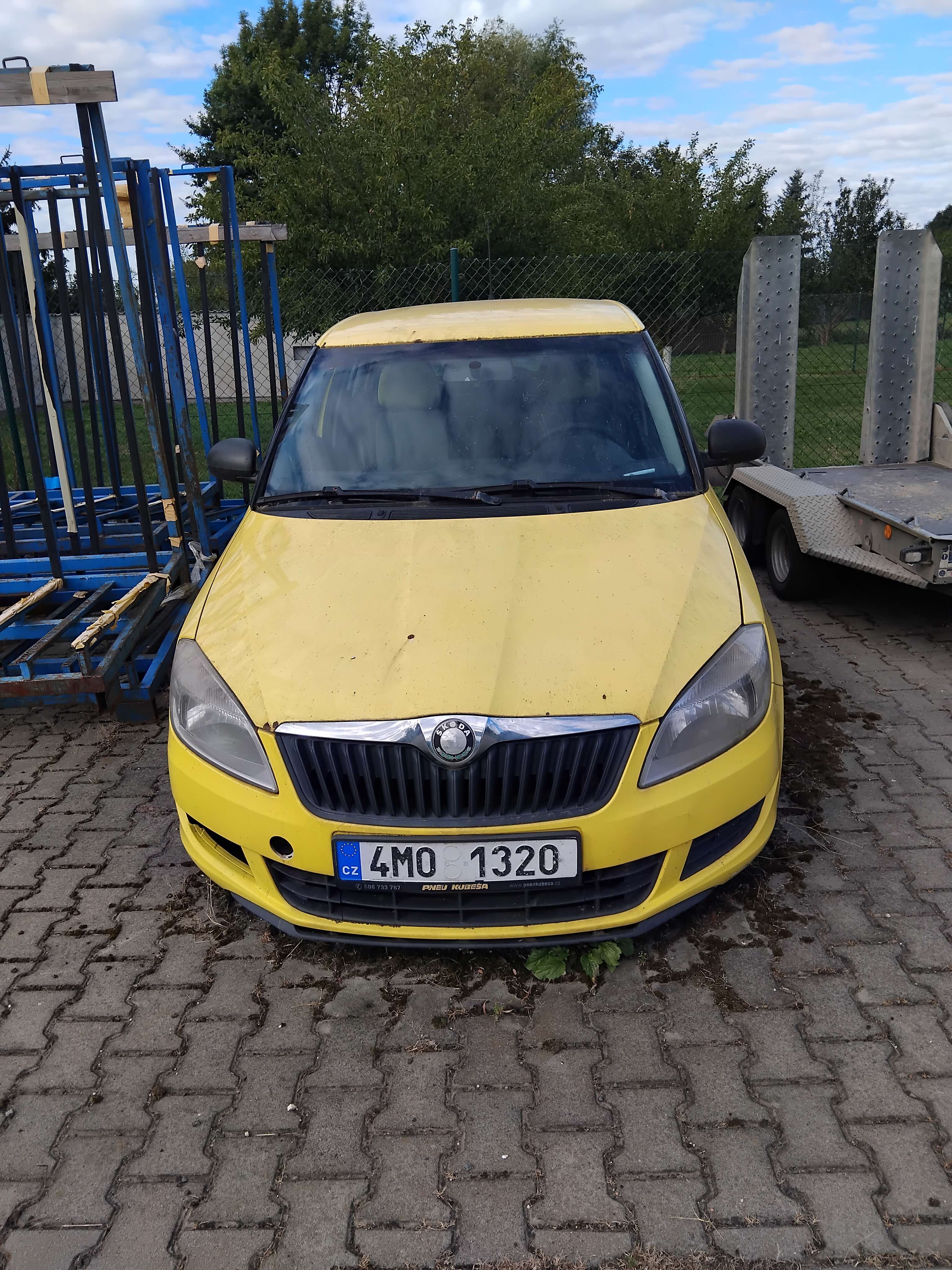 ŠKODA FABIA, 1.2i 44kW, VIN: TMBEA25JXB3020810, první registrace 2010, z majetku ALBO okna - dveře s.r.o. 