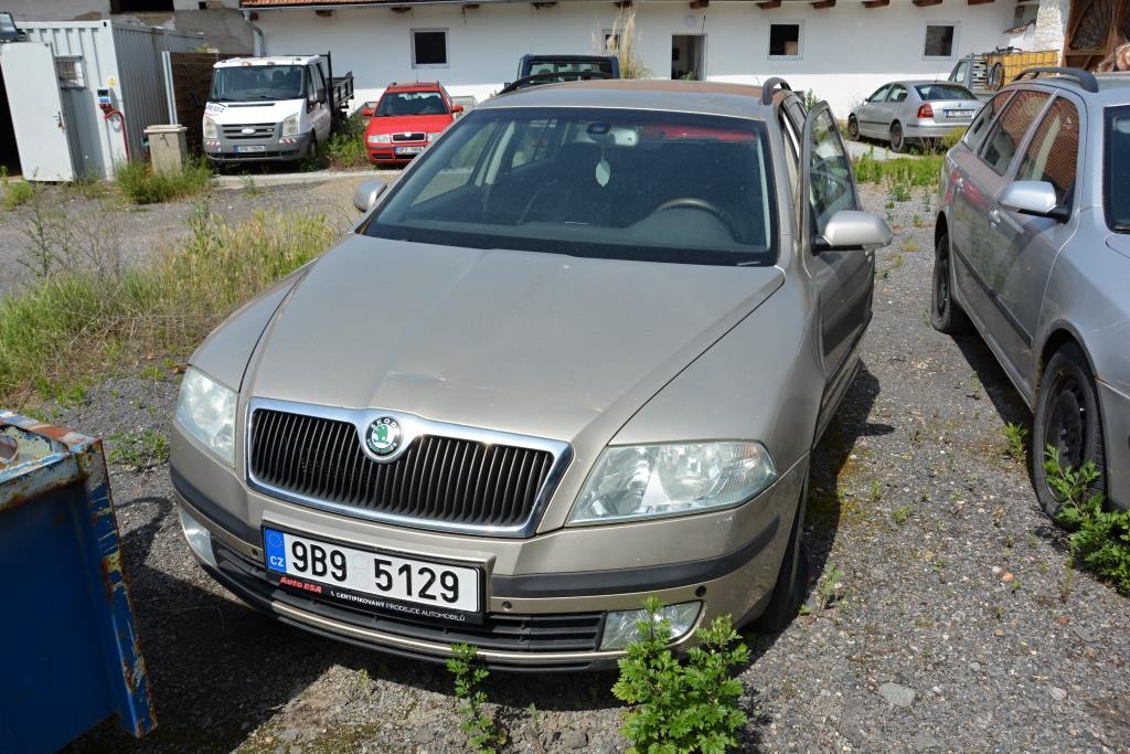 Osobní automobil Škoda Octavia, 1.9TDi, 77kW, ROZ 9B95129, 2006, stav tachometru 279.251 km, z majetku PAMA Poděbrady s.r.o.