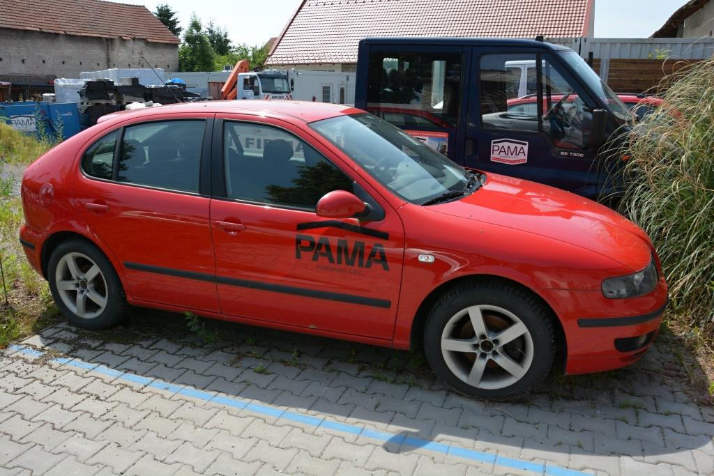 Osobní automobil Seat Leon, 1.9.d, 81 kW, RZ 5SI7809, 2005, stav tachometru 228.451 km, z majetku PAMA Poděbrady s.r.o.