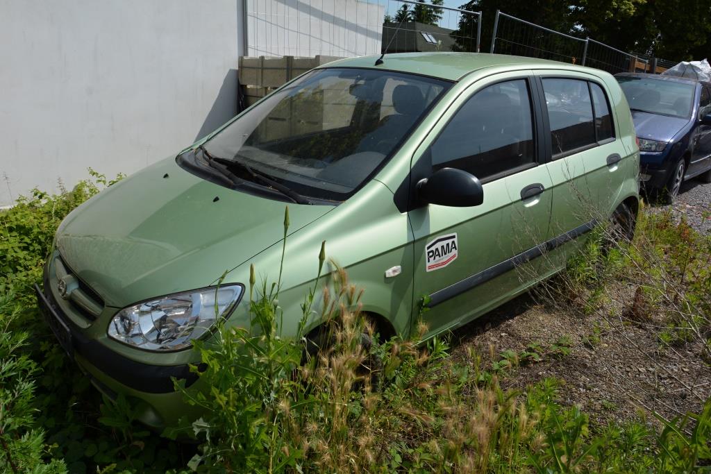 Osobní automobil Hyundai Getz, RZ 5SZ8247, 2007, stav tachometru 77.985 km, z majetku PAMA Poděbrady s.r.o. 