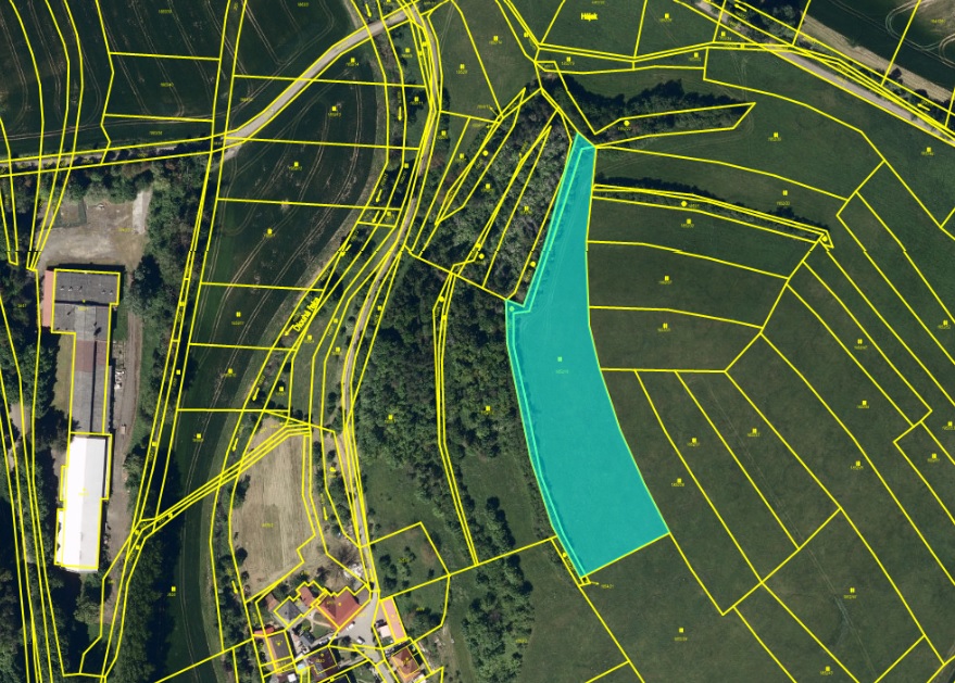 Prodej spoluvlastnického podílu o velikosti id. 1/10 na pozemcích, celková výměra 8.138 m2, k.ú. Buchlovice