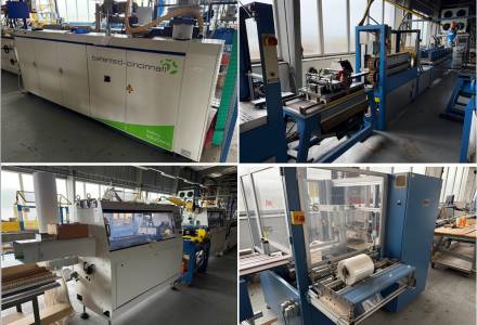                                    Prodej souboru linek - extrudery Theysohn, Battenfeldk, Bernhard Ide, VZV, strojů, zařízení a nástrojů - EUROPROFIL
                                