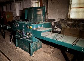 Omítací vícekotoučová pila Edger, omítací pila Wood-mizer EG 300, 2017, z majetku GARANTO s.r.o.