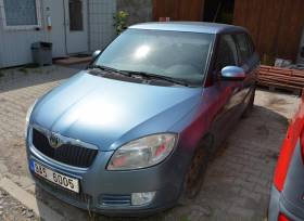 Osobní automobil Škoda Fabia, 1.4TDi, 59 kW, RZ 9A56005, 2008, stav tachometru 211.715 km, z majetku PAMA Poděbrady s.r.o.