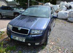Osobní automobil Škoda Fabia, 1.4i, 55 kW, RZ 5AP2717, 2001, stav tachometru 286.897 km, z majetku PAMA Poděbrady s.r.o. 