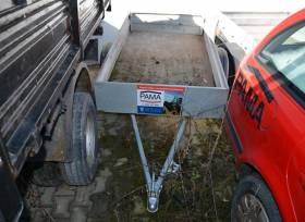 Přípojné vozidlo AGADOS HANDY 7, 2022, RZ 6SA1564, z majetku PAMA Poděbrady s.r.o. 