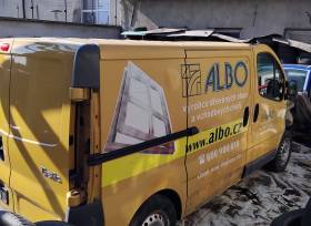 RENAULT TRAFIC, 2.0d, 66 kW, FLAMA6, VIN: VF1FLAMA68Y272718, první registrace 2008, na díly, z majetku ALBO okna - dveře s.r.o. 