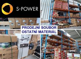 Prodej souboru zásob spotřebního materiálu - EURO palety, šrouby,  hmoždiny a ostatní z majetku S-Power Energies
